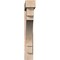 Ekena Millwork Merced Block Smooth Bracket w/ Offset Brace, Douglas Fir, 7 1/2"W x 48"D x 48"H BKT0806X48X48MRC05SDF - alternate 4